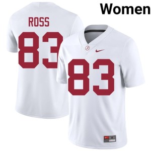 Crimson Tide Player Warner Ross White #83 College Football Women's Jerseys 872899-699