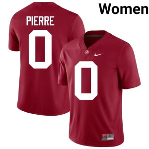 Crimson Tide Alumni Women's Crimson College Football #0 Yhonzae Pierre Jersey 176647-714