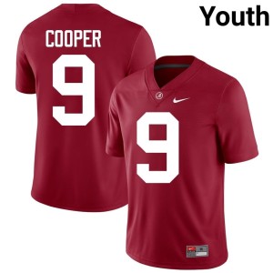 Alabama Crimson Tide Crimson Youth Amari Cooper College Football Stitched #9 Jerseys 146827-529