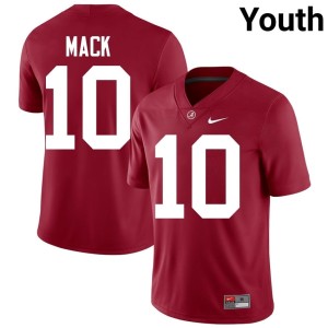 Alabama Crimson Tide College Football Youth Austin Mack Crimson Alumni #10 Jerseys 363744-871