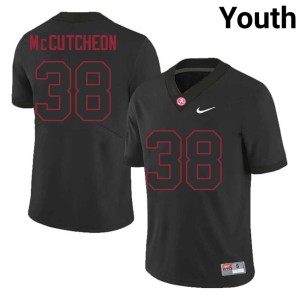 Go Bama #38 Brody McCutcheon NCAA College Football Youth Black Jerseys 606146-653