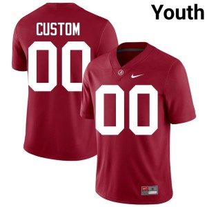 Roll Tide Custom University #00 Youth College Football Crimson Jerseys 786084-225