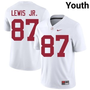 Crimson Tide #87 Danny Lewis Jr. 2026 Youth White College Football Jersey 751173-777
