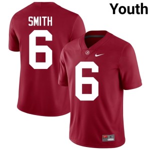 University of Alabama College Football Limited DeVonta Smith Crimson #6 Youth Jerseys 155171-869