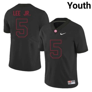 Alabama Crimson Tide Player College Football Youth Black Dijon Lee Jr. #5 Jersey 255450-471