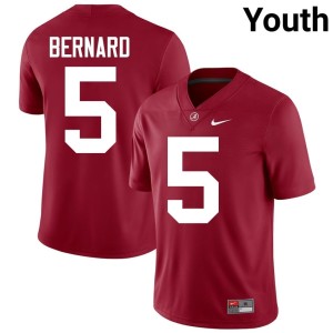 University of Alabama Germie Bernard College Football Crimson High School Youth #5 Jersey 395231-554