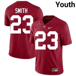 Alabama Crimson Tide Crimson Youth James Smith Limited College Football #23 Jerseys 663339-991