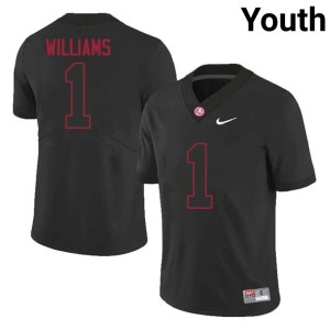 Bama Black College Football Youth #1 2026-27 Jameson Williams Jersey 330797-623