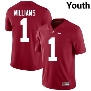 The Tide Jameson Williams Youth Crimson College Football #1 Player Jersey 927271-390