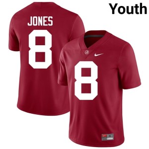 UA Crimson Tide #8 Julio Jones Crimson 2026 Youth College Football Jersey 468153-525