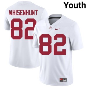 The Tide Embroidery Youth College Football White #82 Lane Whisenhunt Jerseys 800561-866