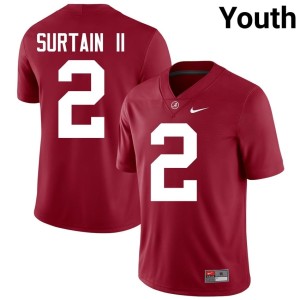 University of Alabama College Football #2 Youth High School Crimson Patrick Surtain II Jerseys 440588-555
