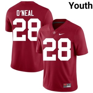 UA Crimson College Football Youth Carmelo O'Neal #28 2026 Jerseys 745617-978
