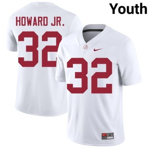 Roll Tide White Youth College Football NCAA Corey Howard Jr. #32 Jersey 886795-662
