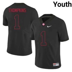 Crimson Tide Youth Devan Thompkins Black 2026-27 College Football #1 Jersey 926165-115