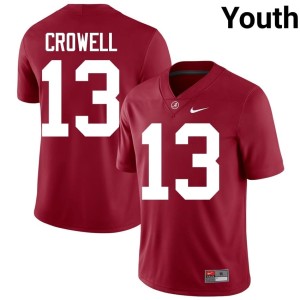 Alabama Crimson Tide EJ Crowell Limited Youth College Football Crimson #13 Jerseys 714214-177
