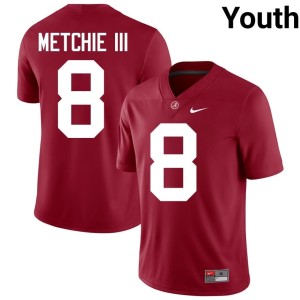 Roll Tide Crimson College Football #8 2026-27 Youth John Metchie III Jerseys 545574-127