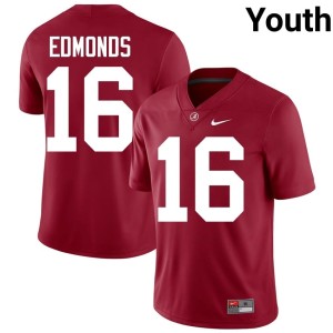 Roll Tide College Football Crimson Youth Limited Jorden Edmonds #16 Jersey 928117-932