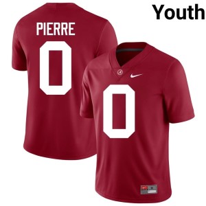 Alabama Yhonzae Pierre Youth College Football 2026-27 #0 Crimson Jersey 809923-928